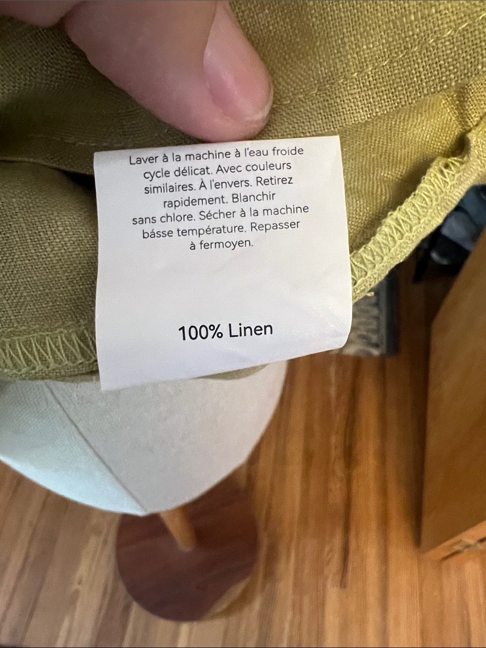 Linen top with Rolled Neck - Picture 12 of 16